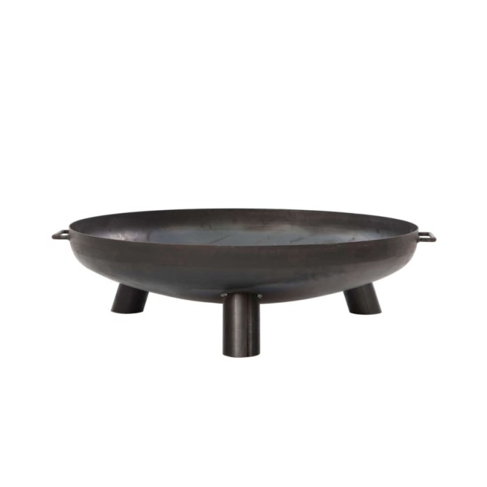 RedFire Bol à feu Salo Acier Noir 80 cm 81020