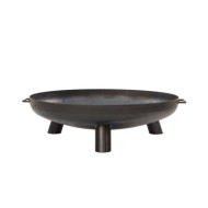 RedFire Bol à feu Salo Acier Noir 80 cm 81020