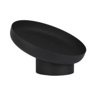 Esschert Design Vasque à feu inclinée Noir Acier FF402