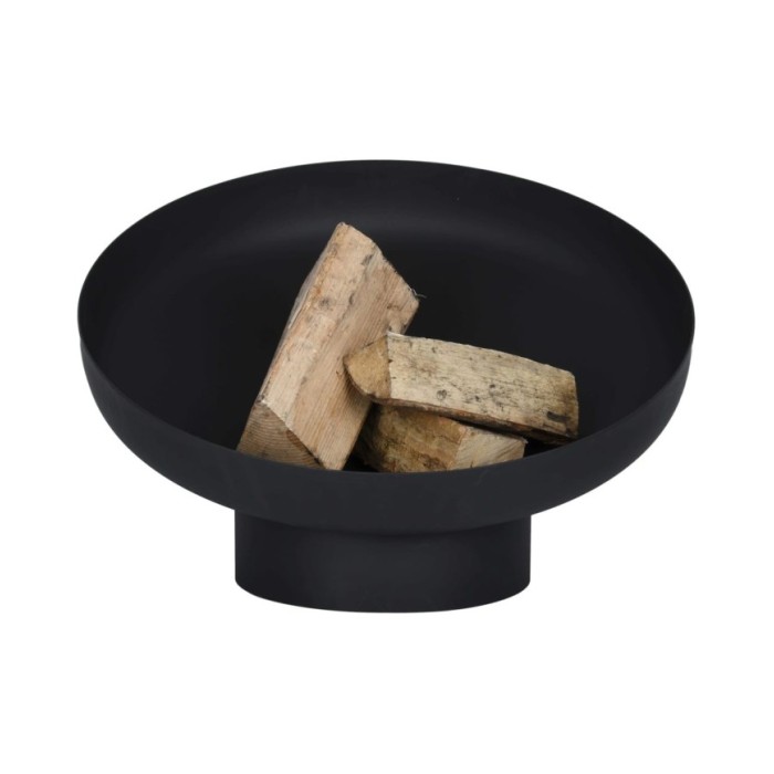 Esschert Design Vasque à feu inclinée Noir Acier FF402