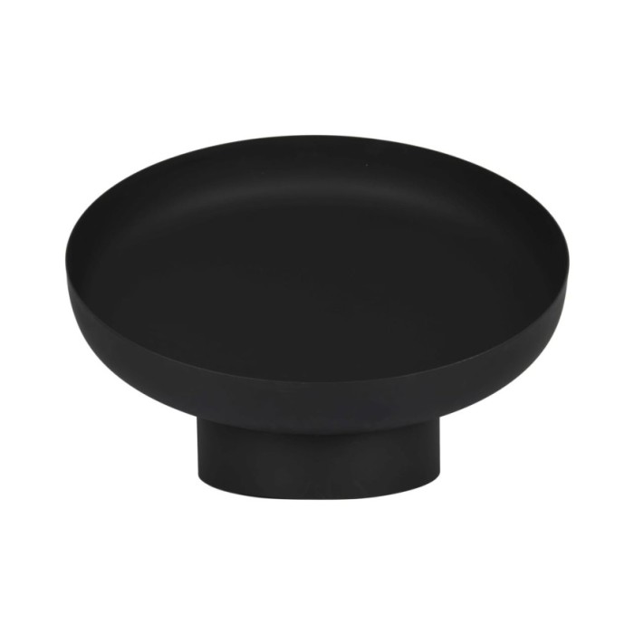 Esschert Design Vasque à feu inclinée Noir Acier FF402