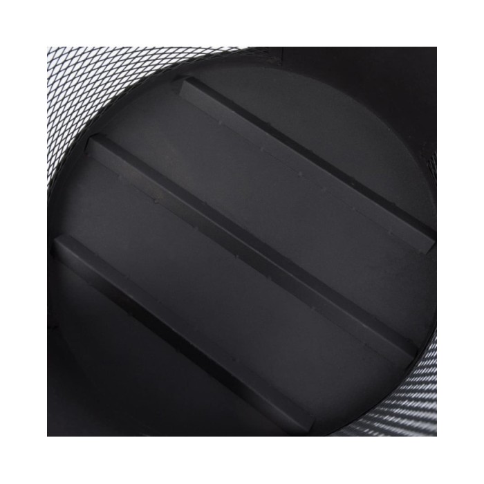 RedFire Foyer Buffalo 44 x 90 cm Acier Noir mat