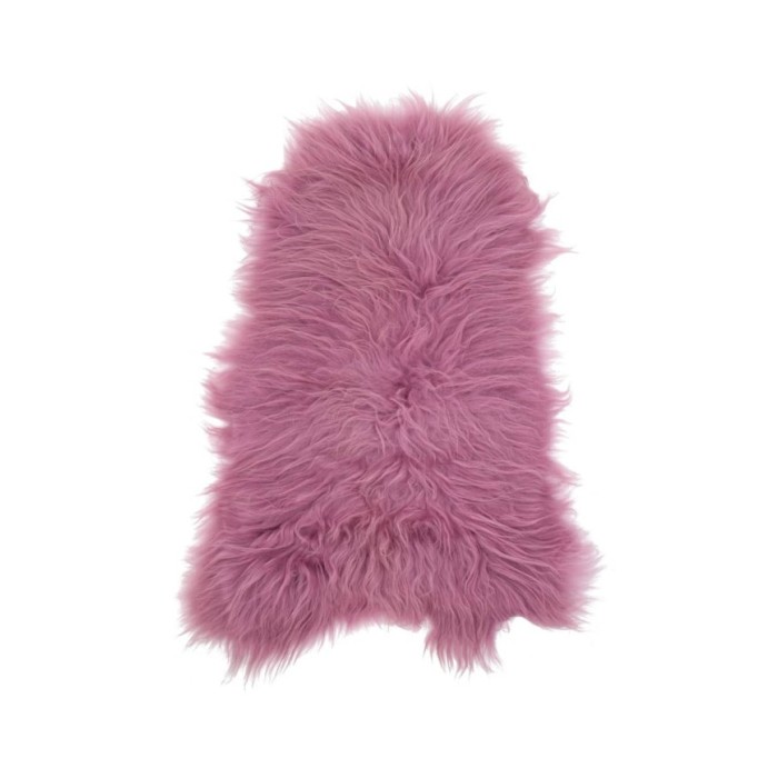 Peau de mouton islandaise Rose 70x110 cm