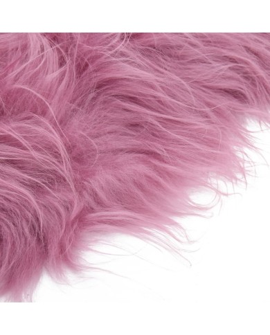 Peau de mouton islandaise Rose 70x110 cm