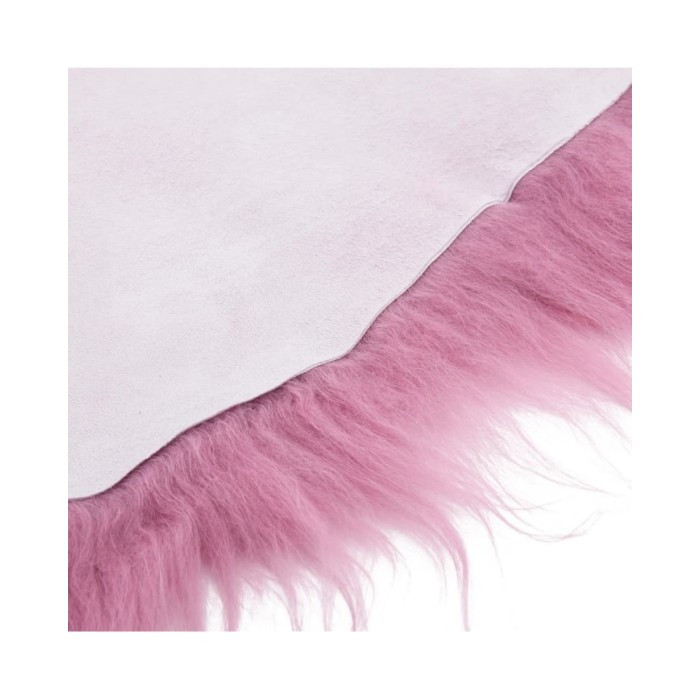 Peau de mouton islandaise Rose 70x110 cm