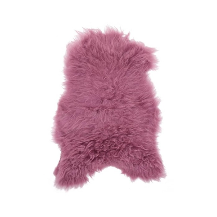 Peau de mouton islandaise Rose 70x110 cm