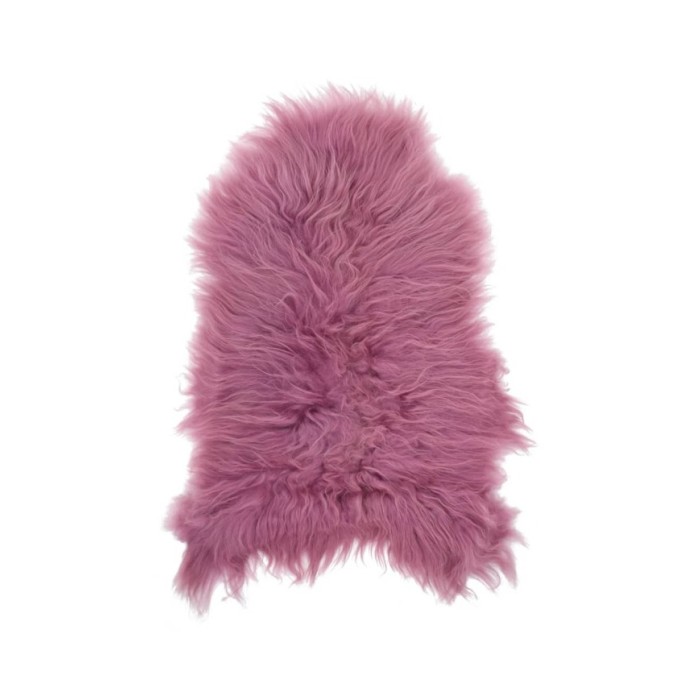 Peau de mouton islandaise Rose 70x110 cm