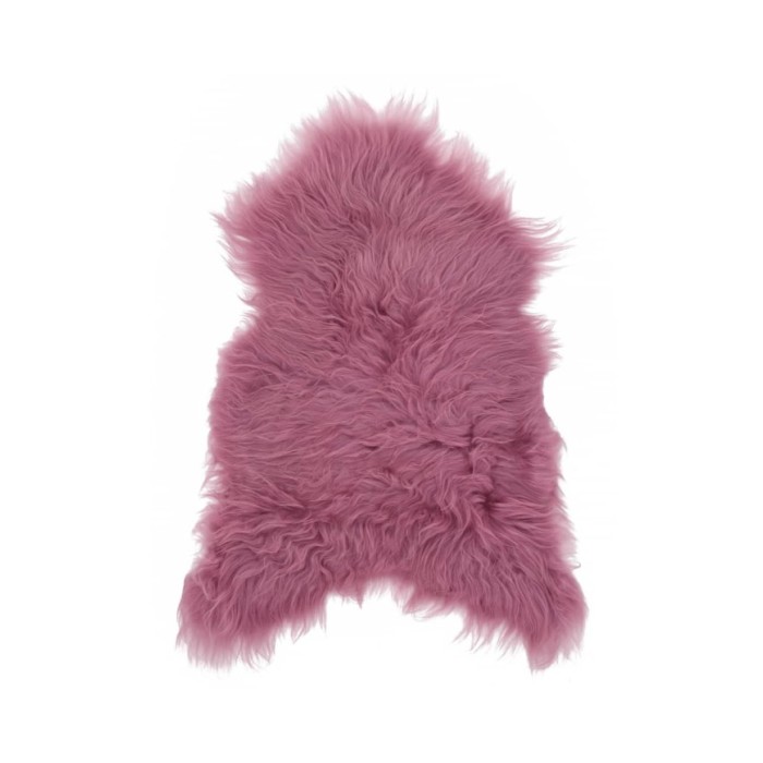 Peau de mouton islandaise Rose 70x110 cm
