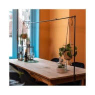 Esschert Design Tringle de table décorative avec pince Noir