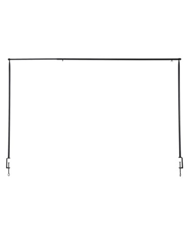 Esschert Design Tringle de table décorative avec pince Noir