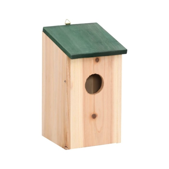 4 pcs Nichoirs Bois 12x12x22 cm 