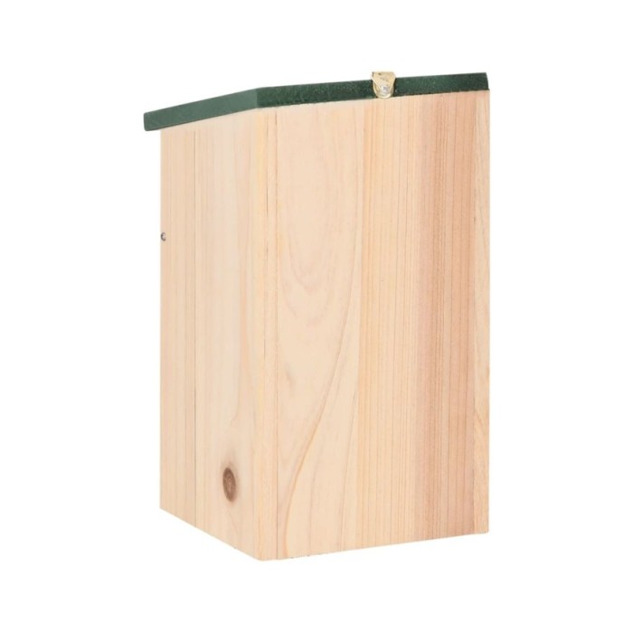 4 pcs Nichoirs Bois 12x12x22 cm 