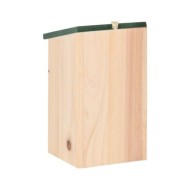 4 pcs Nichoirs Bois 12x12x22 cm 