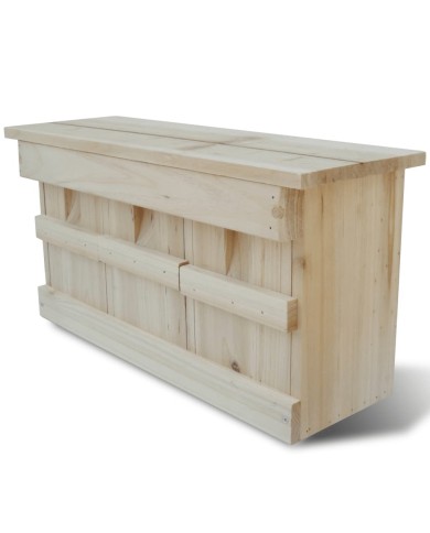 Nichoir pour moineau 44 x 15,5 x 21,5 cm