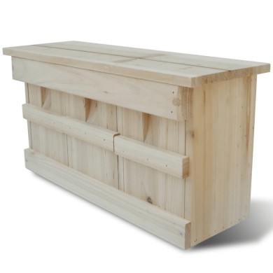 Nichoir pour moineau 44 x 15,5 x 21,5 cm
