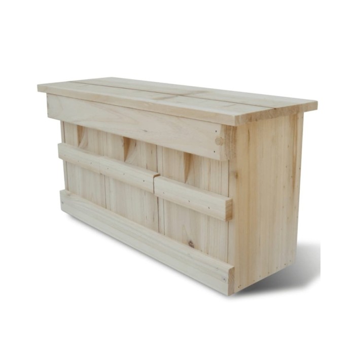 Nichoir pour moineau 44 x 15,5 x 21,5 cm