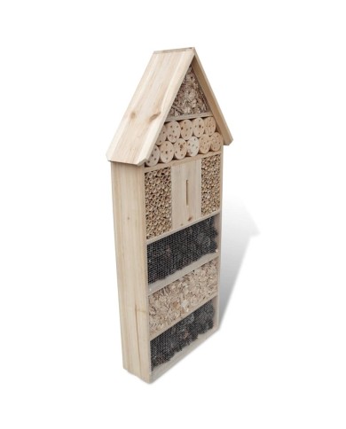 Hôtel à insectes XXL 45,5x15x99 cm 