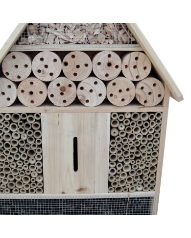Hôtel à insectes XXL 45,5x15x99 cm 