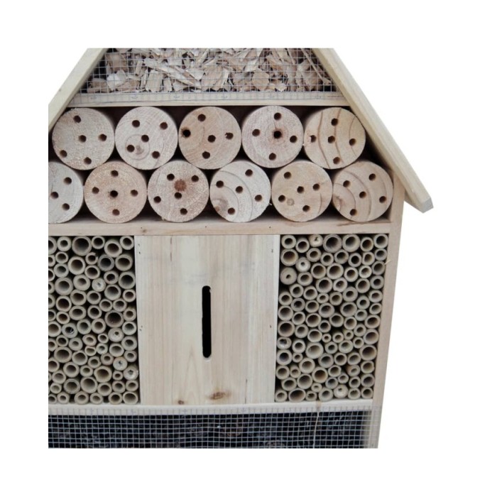 Hôtel à insectes XXL 45,5x15x99 cm 