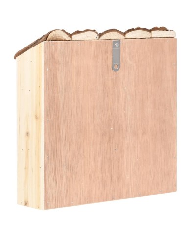 Hôtel à insectes 30x10x30 cm Bois de sapin