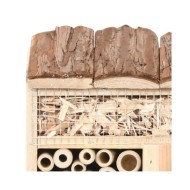 Hôtel à insectes 30x10x30 cm Bois de sapin