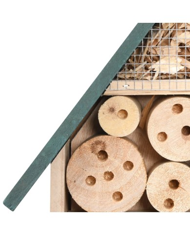 Hôtel à insectes 31x10x48 cm Bois de sapin