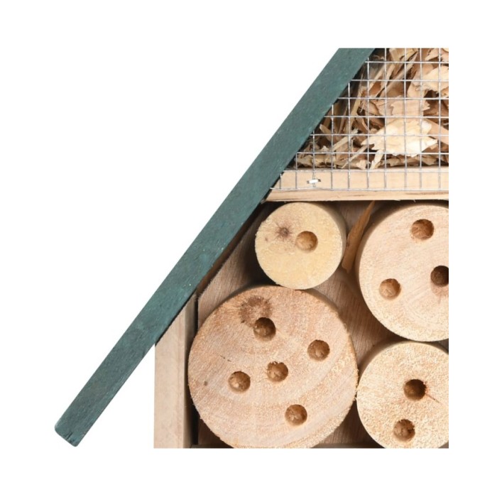 Hôtel à insectes 31x10x48 cm Bois de sapin