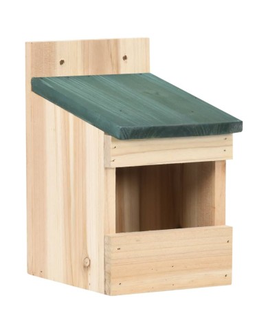 Nichoirs 4 pcs 12x16x20 cm Bois de sapin