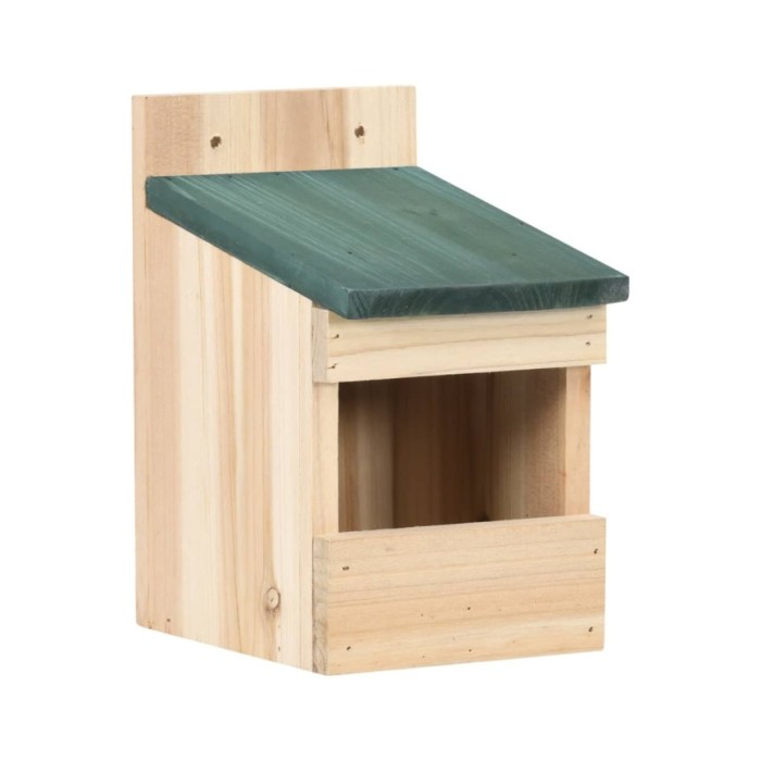 Nichoirs 4 pcs 12x16x20 cm Bois de sapin