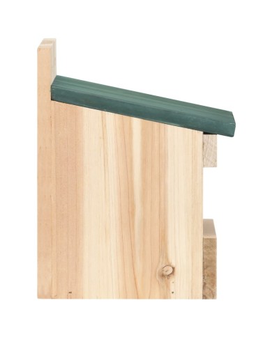 Nichoirs 4 pcs 12x16x20 cm Bois de sapin