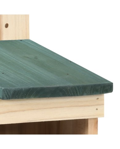 Nichoirs 4 pcs 12x16x20 cm Bois de sapin