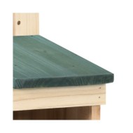 Nichoirs 4 pcs 12x16x20 cm Bois de sapin