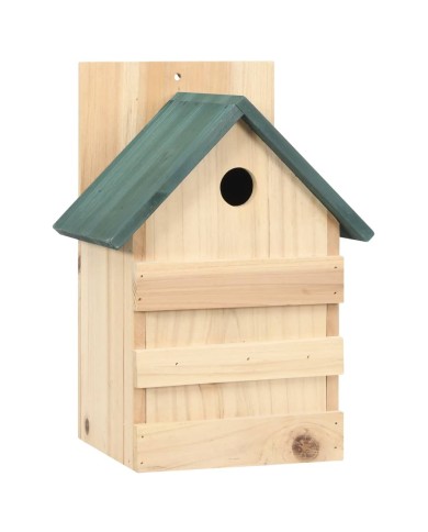 Nichoirs 4 pcs 23x19x33 cm Bois de sapin