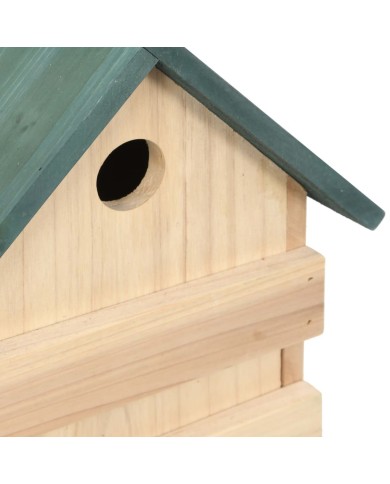 Nichoirs 4 pcs 23x19x33 cm Bois de sapin