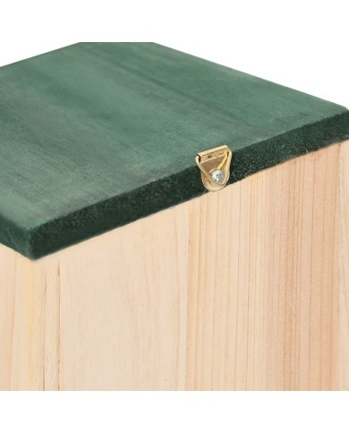 Nichoirs 8 pcs Bois 12x12x22 cm