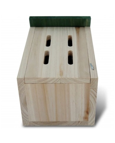 Maison pour papillons 8 pcs Bois 14 x 15 x 22 cm 