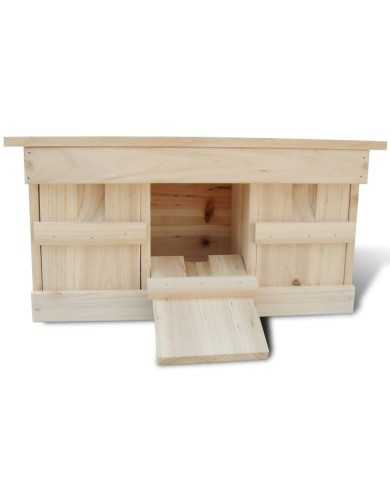Maisons pour moineau 2 pcs Bois 44 x 15,5 x 21,5 cm