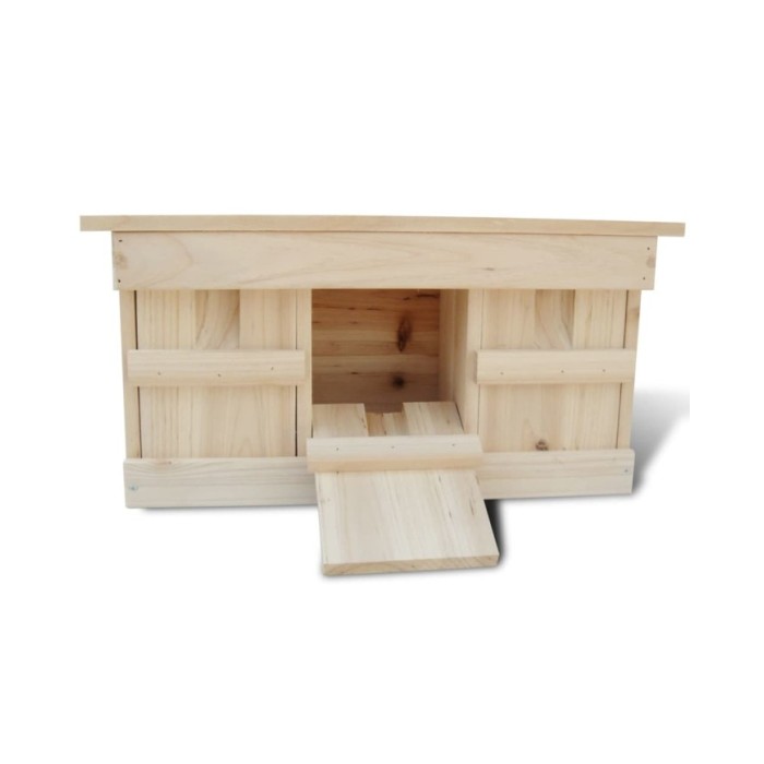 Maisons pour moineau 2 pcs Bois 44 x 15,5 x 21,5 cm
