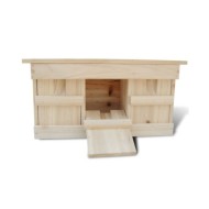 Maisons pour moineau 2 pcs Bois 44 x 15,5 x 21,5 cm