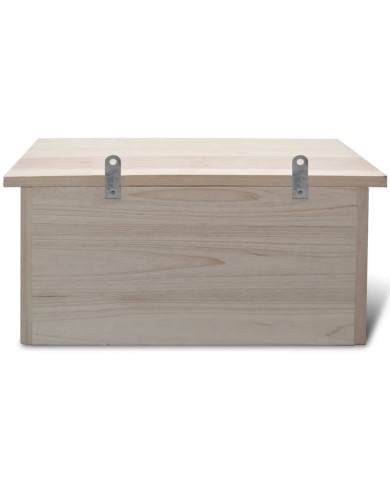 Maisons pour moineau 2 pcs Bois 44 x 15,5 x 21,5 cm