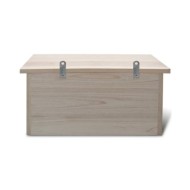 Maisons pour moineau 2 pcs Bois 44 x 15,5 x 21,5 cm