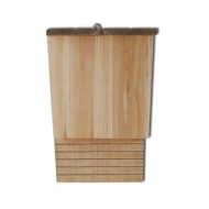 Maison pou chauve-souris 4 pcs 22 x 12 x 34 cm Bois