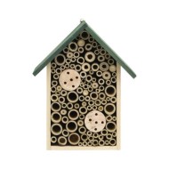 Hôtel à insectes 2 pcs 23x14x29 cm Bois de sapin massif