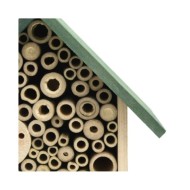Hôtel à insectes 2 pcs 23x14x29 cm Bois de sapin massif