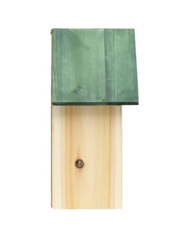 Hôtel à insectes 2 pcs 23x14x29 cm Bois de sapin massif