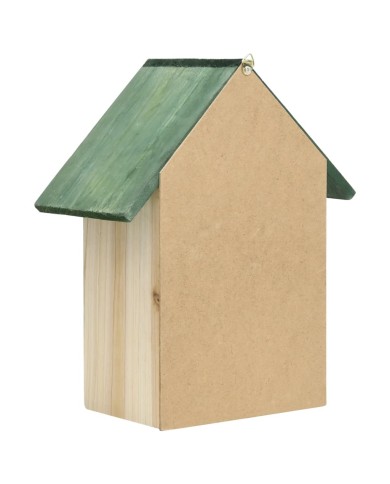 Hôtel à insectes 2 pcs 23x14x29 cm Bois de sapin massif