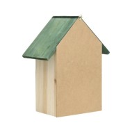 Hôtel à insectes 2 pcs 23x14x29 cm Bois de sapin massif