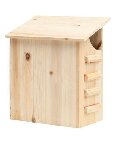 Maison pou chauve-souris Bois de sapin massif 30x20x38 cm