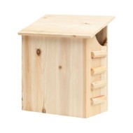 Maison pou chauve-souris Bois de sapin massif 30x20x38 cm