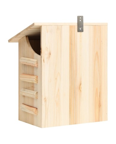 Maison pou chauve-souris Bois de sapin massif 30x20x38 cm